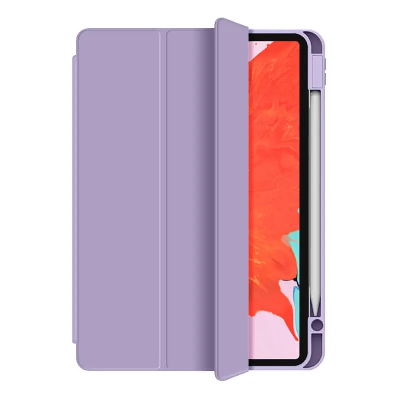 фото Чехол-книжка WIWU Protective Case для Apple iPad Pro 12.9 (полиуретан с подставкой) (фиолетовый)