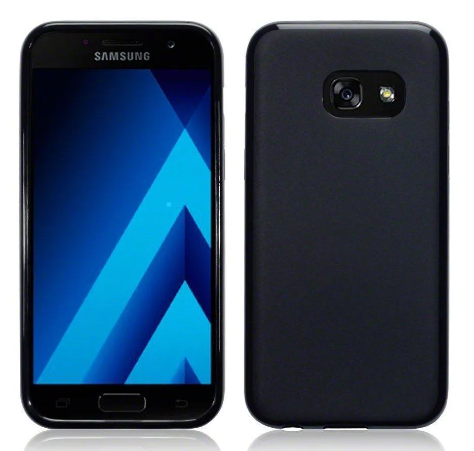 фото Чехол-накладка Fono для Samsung Galaxy A3 (2017) SM-A320 силиконовый матовый (черный)