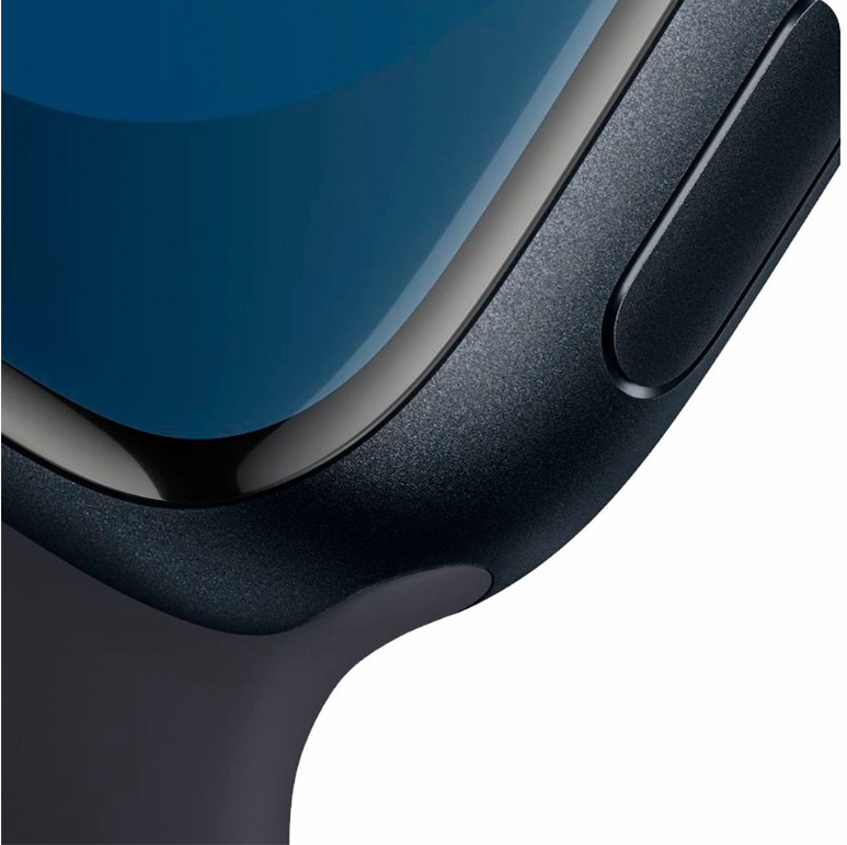 Apple Watch Series 9 45mm (GPS) Midnight Aluminum Case with Midnight Sport Loop (MR9C3)
