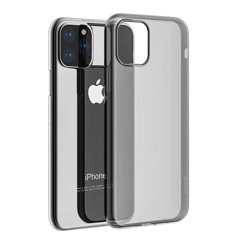 фото Чехол-накладка Clear Case для iPhone 11 Pro Max силиконовый (прозрачно-черный)