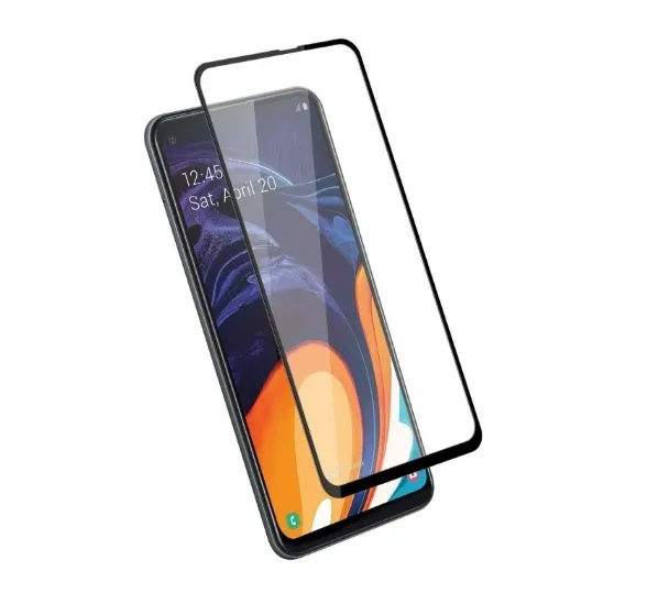фото Защитное стекло Glass PRO (Full) Screen для Samsung Galaxy A11 (SM-A115F) цветное (черная рамка)