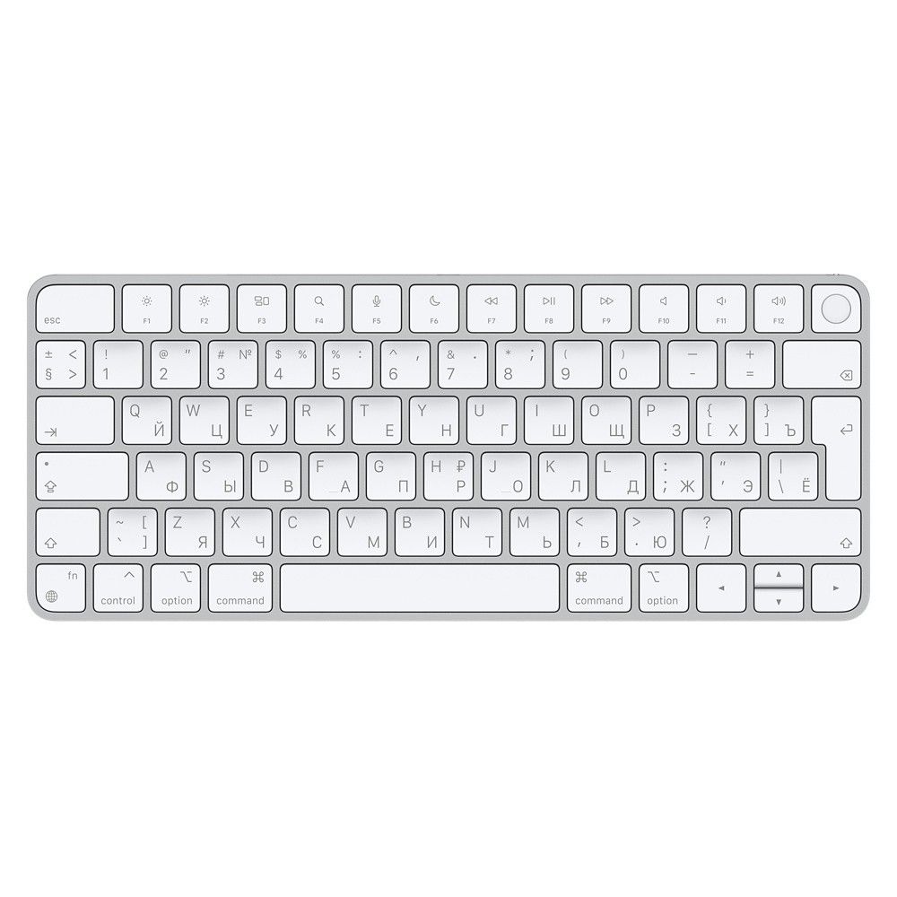 фото Беспроводная клавиатура Apple Magic Keyboard with Touch ID русская White (MK293)