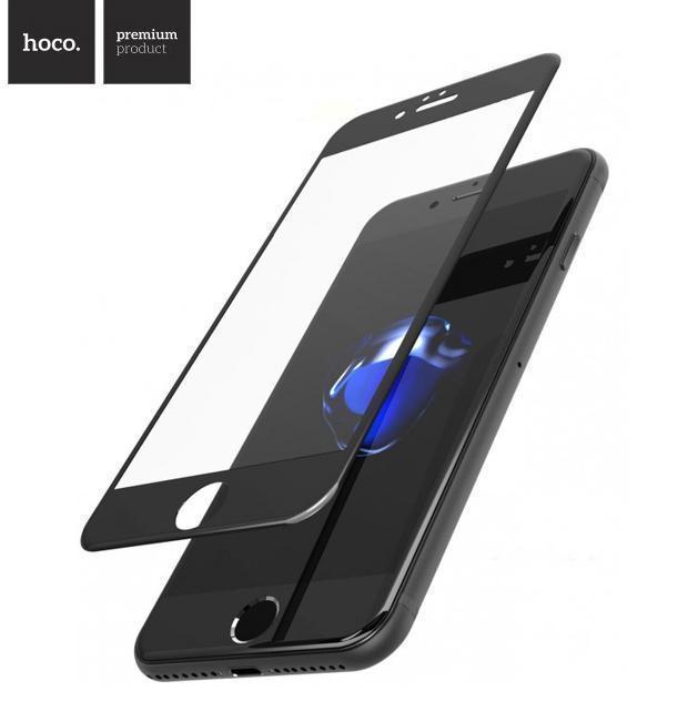 фото Защитное стекло HOCO Real 3D Tempered Glass GH5 для Apple iPhone 7 Plus/8 Plus цветное черная рамка