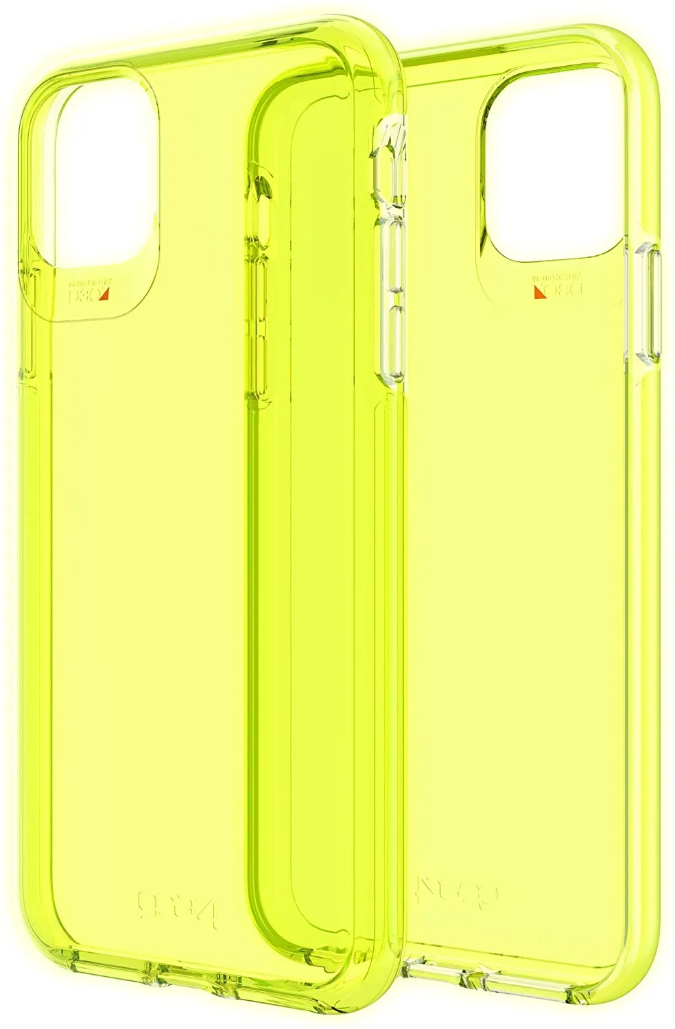 фото Чехол-накладка Zagg Iridescent Anti-microbial для iPhone 13 Pro Max пластиковый (неоновый желтый)