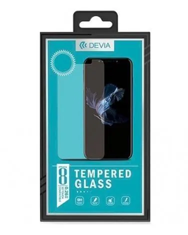 фото Защитное стекло Devia Tempered Glass (3D) Full Screen для Samsung Galaxy S8 цветное (белая рамка)