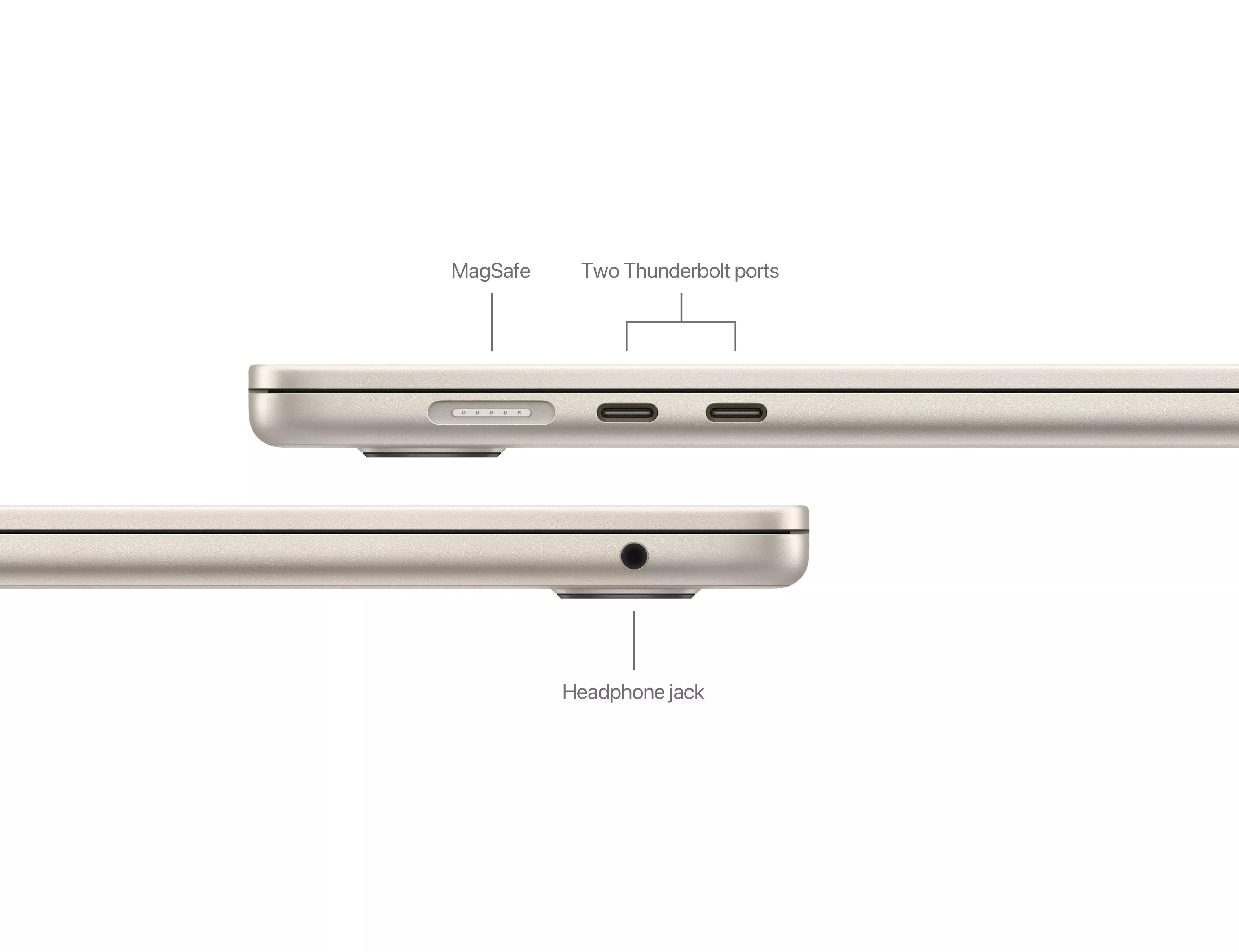 Apple MacBook Air 15 2024 M3 8/256Gb (Starlight) (MRYR3)