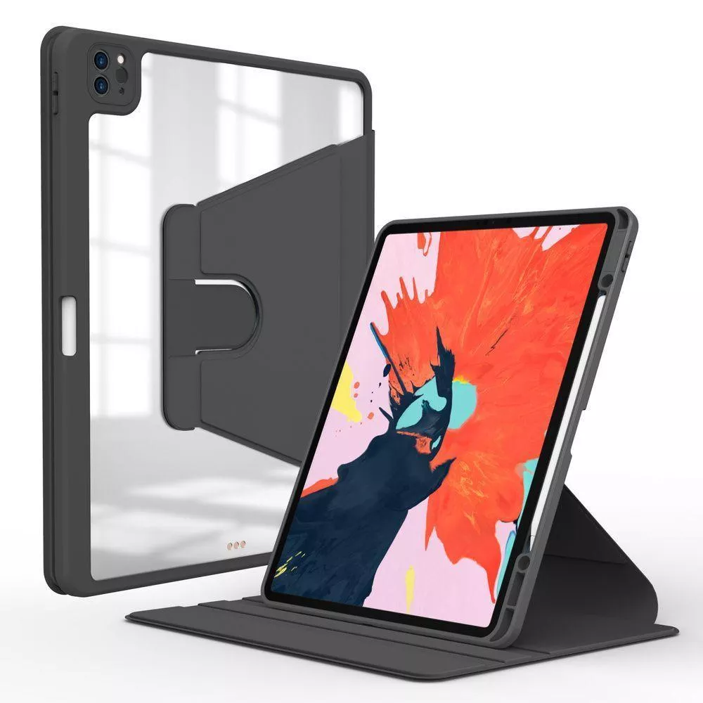 фото Чехол-книжка WiWU Waltz Rotative Case для Apple iPad mini 6/mini 7 (полиуретан с подставкой) (черный)
