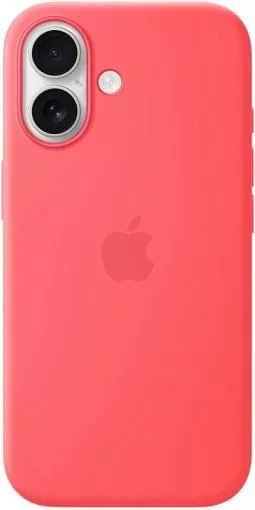 фото Чехол-накладка Silicone Case with MagSafe/Camera Control для iPhone 17 (Bright Guava)