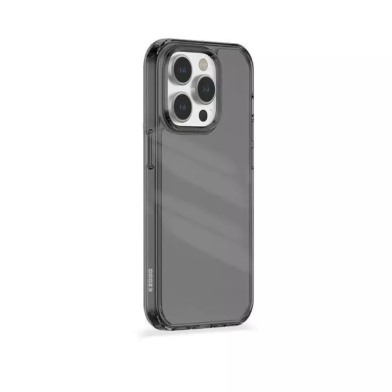 фото Чехол-накладка Kzdoo Guardian Case для iPhone 15 Pro пластиковый (прозрачно-черный)