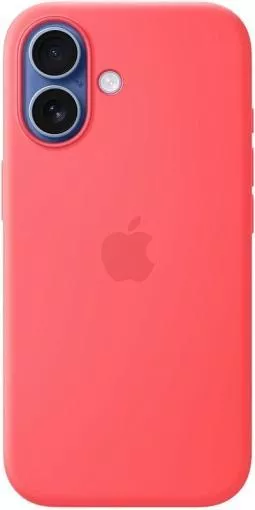 фото Чехол-накладка Silicone Case with MagSafe/Camera Control для iPhone 17 (Bright Guava)