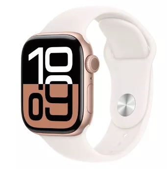 Apple Watch Series 10 42mm Rose Gold Aluminum Case with Light Blush Sport Band (M/L)