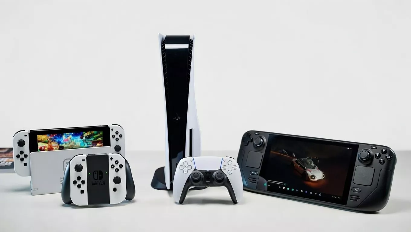 PlayStation 5 Pro / Steam Deck OLED / Nintendo Switch 2 — сравнение 2026