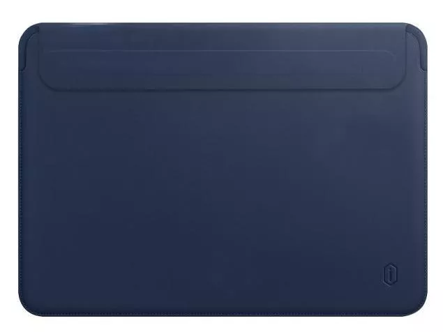 фото Чехол для ноутбука WIWU Skin New Pro II PU Leather Sleeve для Apple MacBook Pro 13/Air 13 (синий)