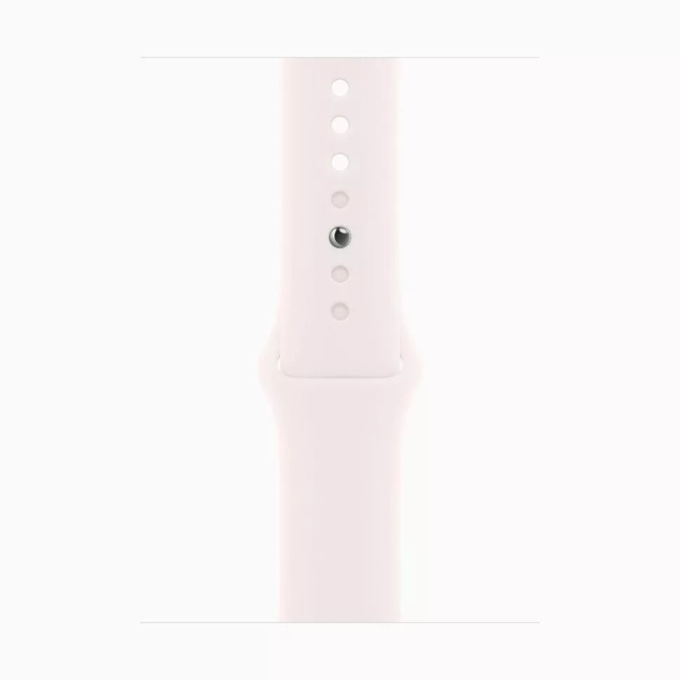 Apple Watch Series 10 42mm Silver Aluminum Case with Light Blush Sport Band (M/L)