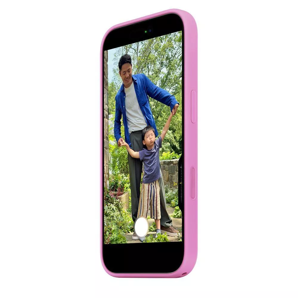 фото Чехол-накладка Silicone Case with MagSafe/Camera Control для iPhone 17 (Electric Lavender)