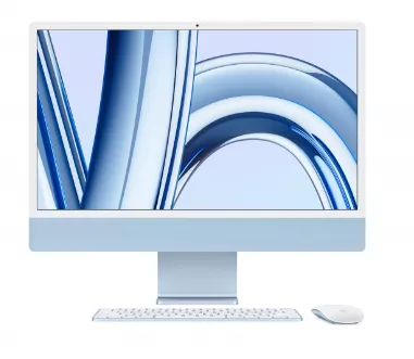 Apple iMac 24" with Retina 4.5K (M3 8C CPU, 10C GPU/16GB/1TB) (Blue) (Z19L00033)