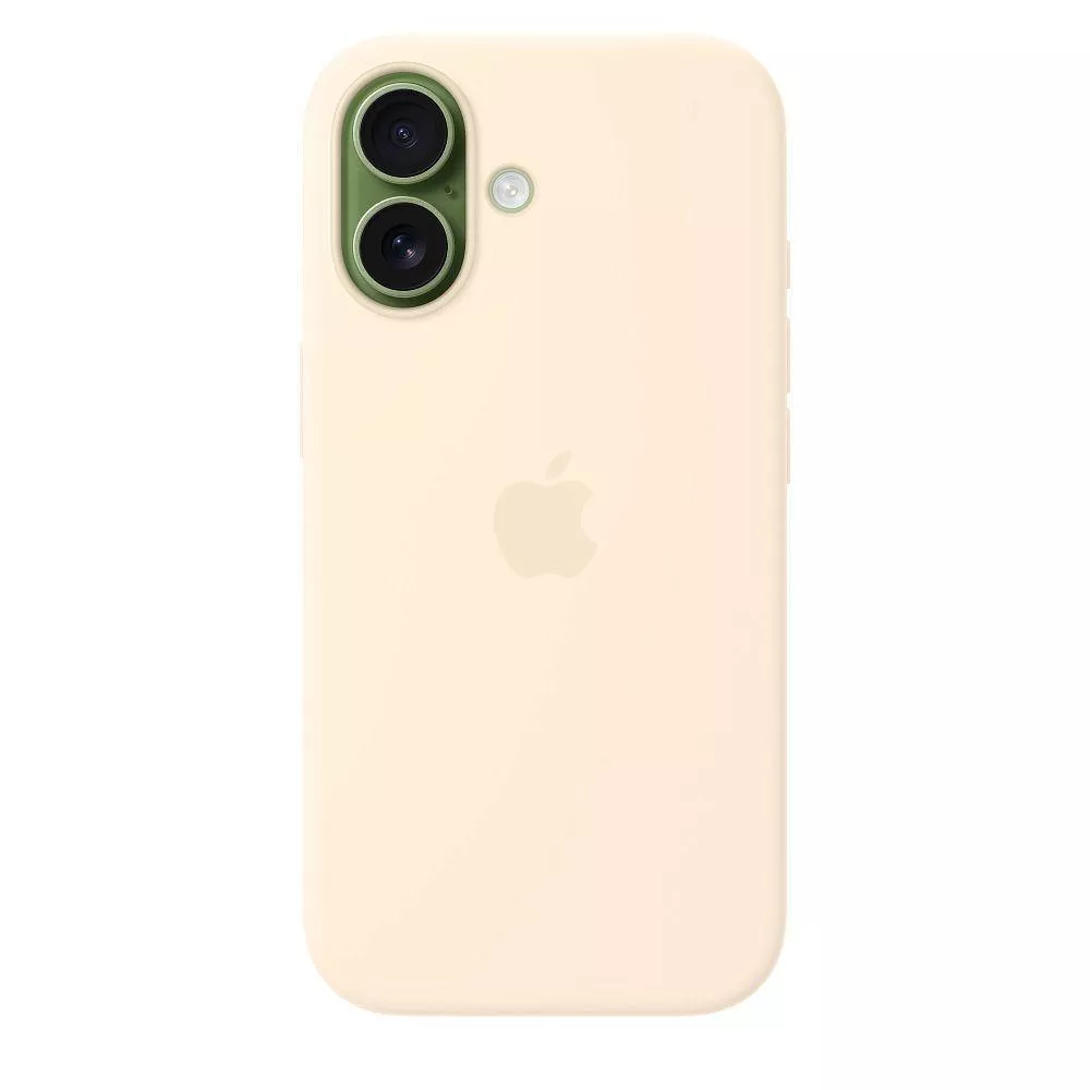 фото Чехол-накладка Silicone Case with MagSafe/Camera Control для iPhone 17 (Vanilla)