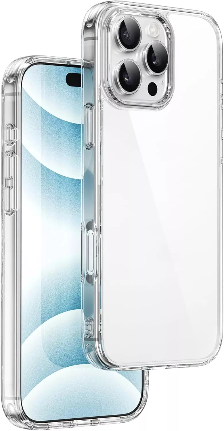 фото Чехол-накладка Wiwu iShield Evo (TPP-109) для Apple iPhone 16 Pro пластиковый (прозрачный)