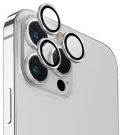фото Защитное стекло для экрана и объектива камеры Wiwu (WI-IP002) для Apple iPhone 15 Pro Max антибликовое (черная рамка)