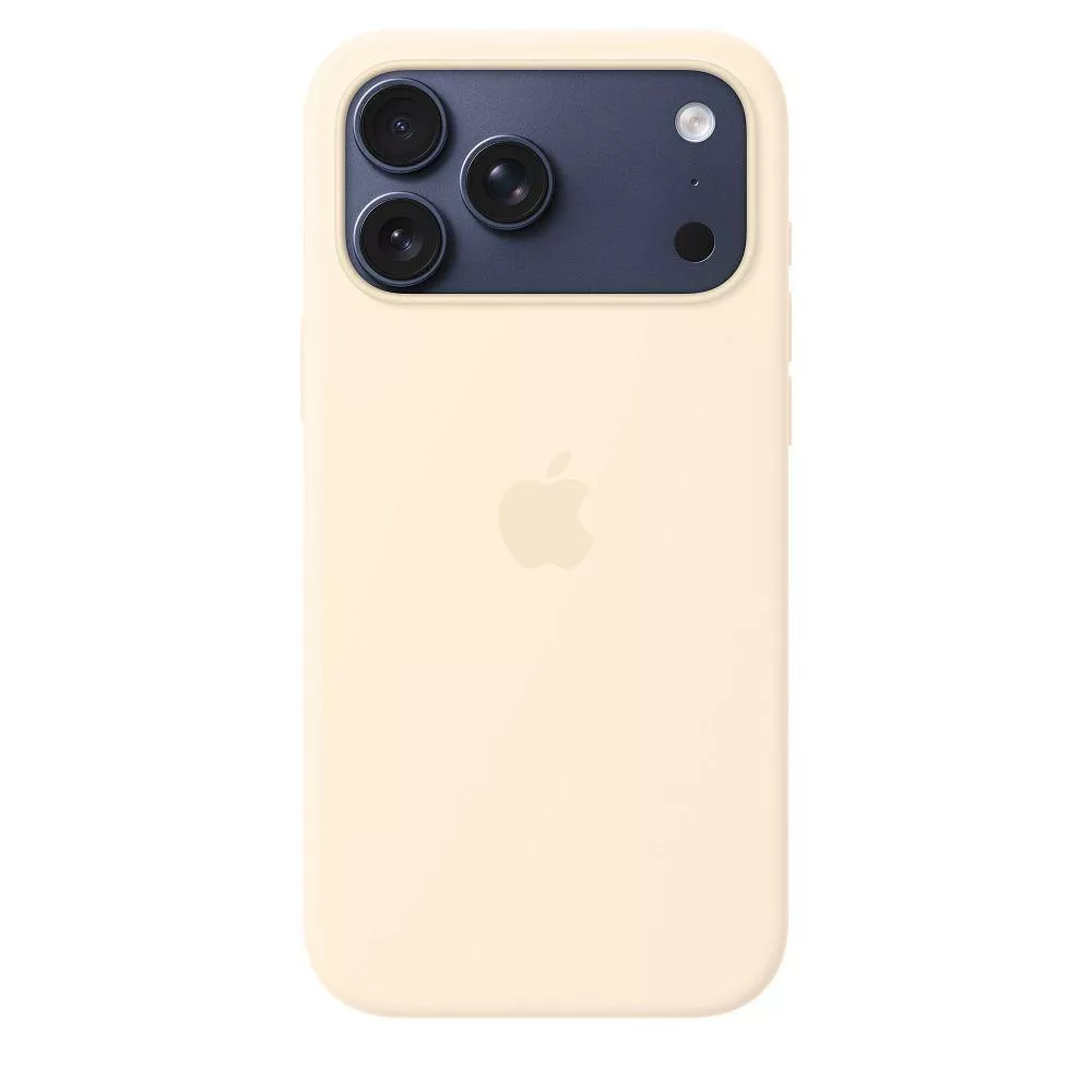 фото Чехол-накладка Silicone Case with MagSafe/Camera Control для iPhone 17 Pro Max (Vanilla)