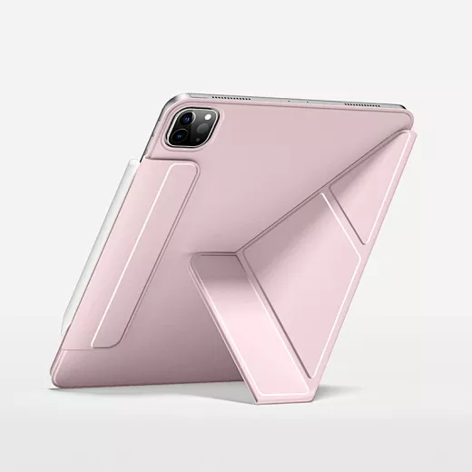 фото Чехол-книжка WIWU Smart Folio для Apple iPad Pro 12.9 (2022)/Air 13 (2024/2025), с подставкой (розовый)