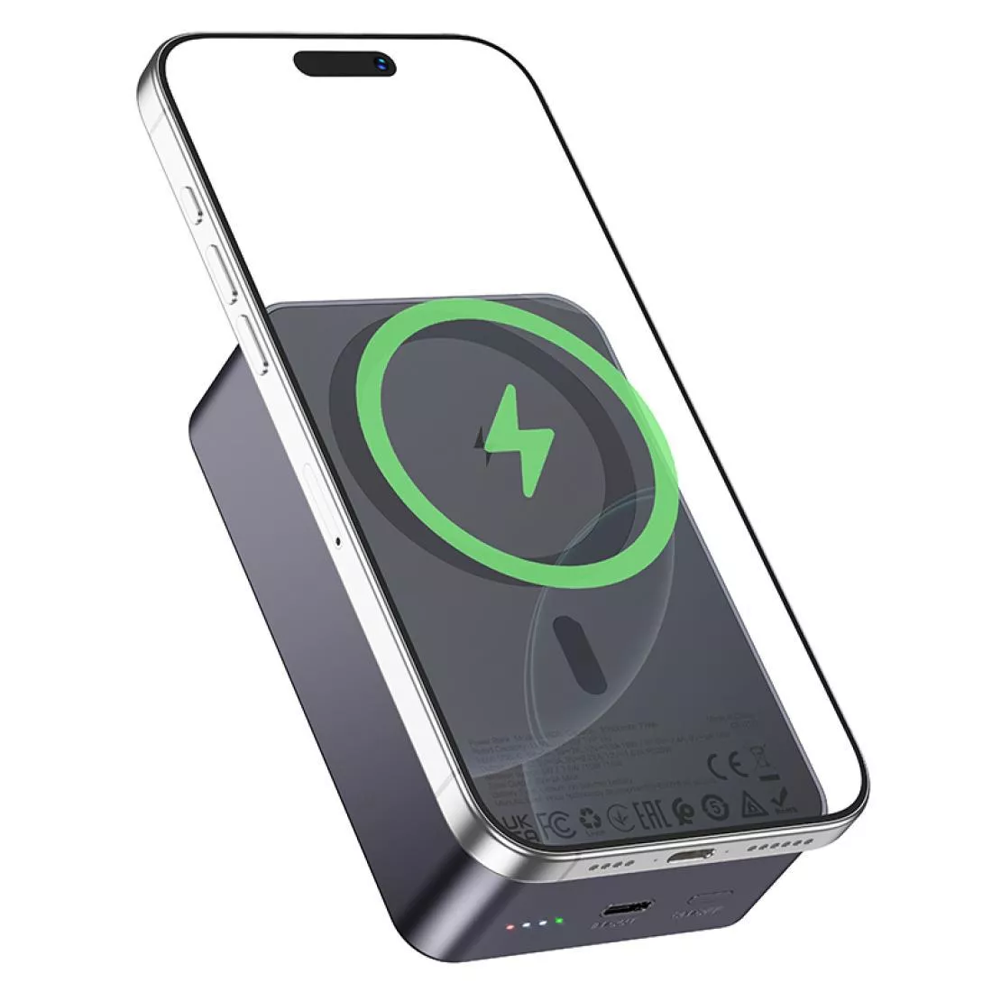 фото Внешний аккумулятор Hoco J160B MagSafe 20000mAh 20W Type-C (серый)