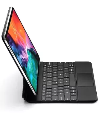 фото Чехол-клавиатура WIWU Magic Keyboard для Apple iPad 10.9/ iPad Air 11 (2024) русская раскладка (MK002) (черный)