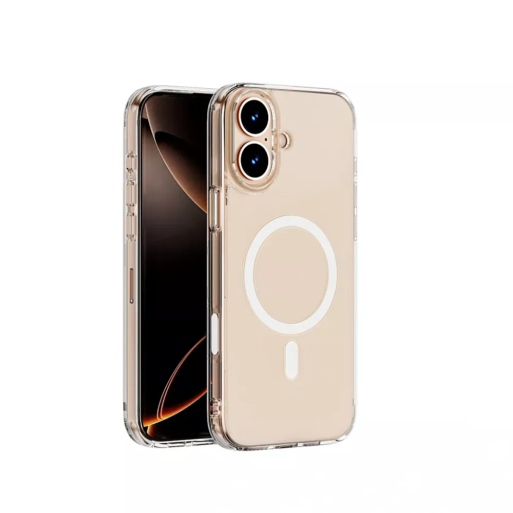 фото Чехол-накладка Wiwu Dynamic Pro Magsafe для iPhone 16 пластиковый (прозрачный)
