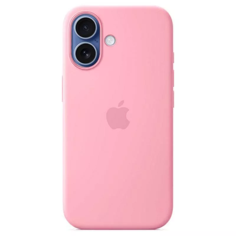 фото Чехол-накладка Silicone Case Series для Apple iPhone 16 (светло-розовый)