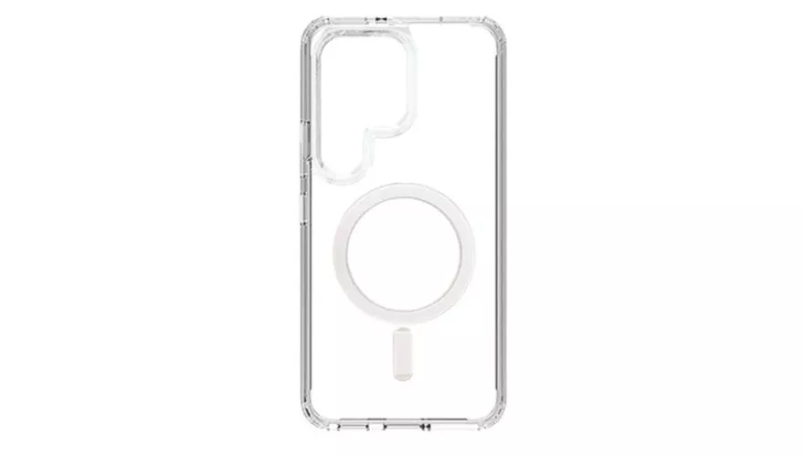 фото Чехол-накладка KWI-NI Magsafe для Samsung Galaxy S24 Ultra силиконовый (прозрачный)