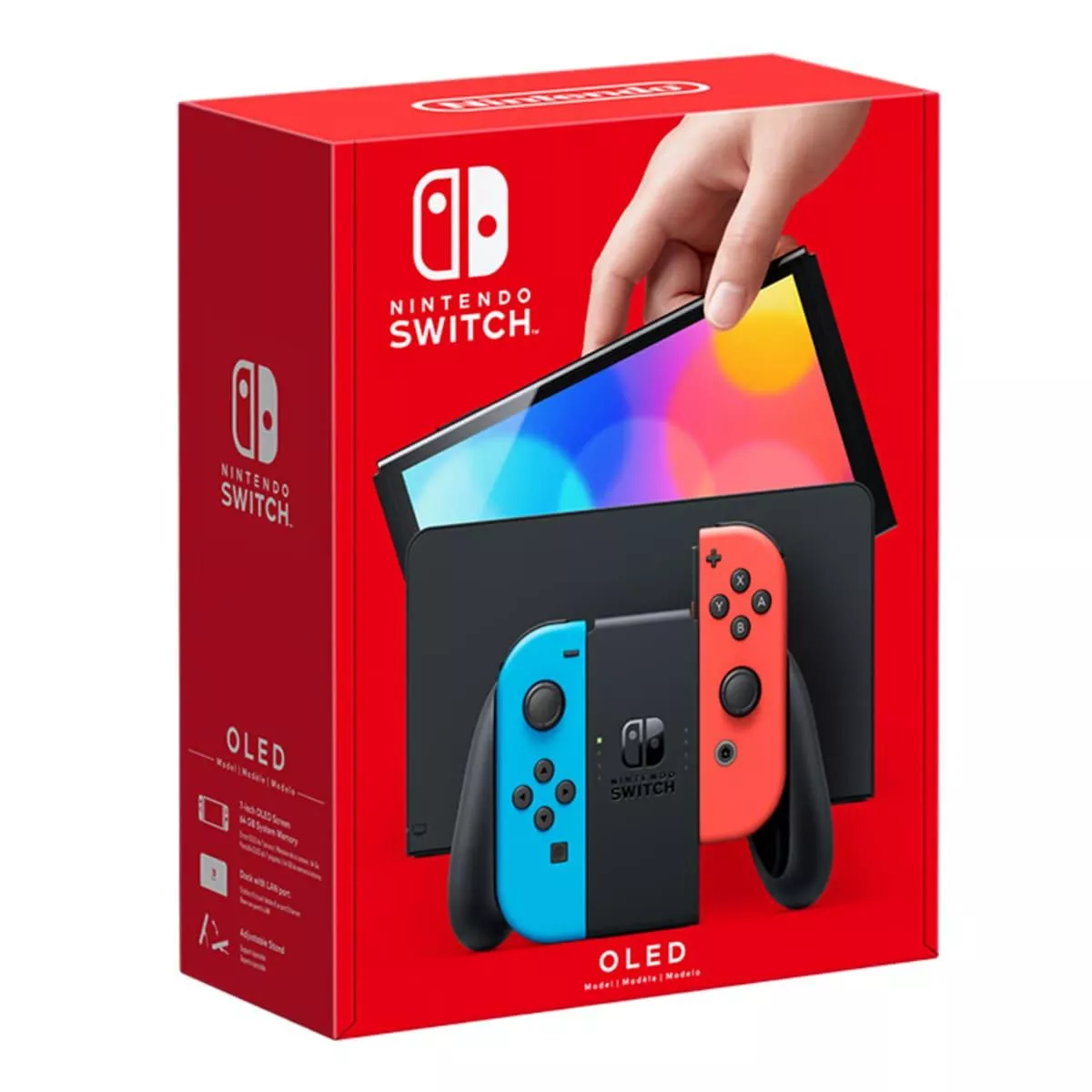 Игровая приставка Nintendo Switch OLED 64Gb (красно-синий)