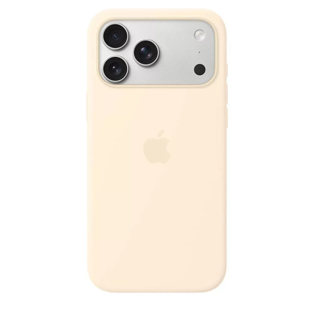 фото Чехол-накладка Silicone Case with MagSafe/Camera Control для iPhone 17 Pro Max (Vanilla)