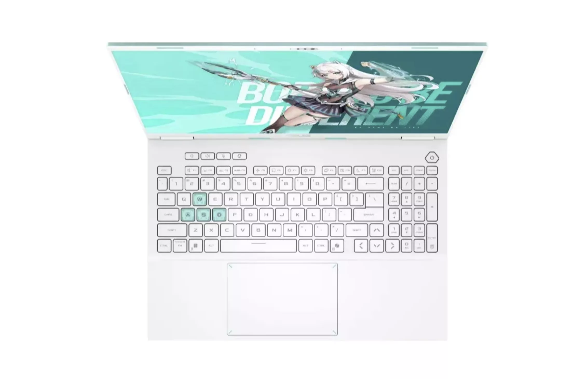 фото Asus TUF Gaming 6 PRO FA608FP9955 (White/Green) / Ryzen 9 9955HX / 32Gb / 1Tb SSD / RTX 5070 8Gb / no / 16" 2560x1600 IPS 165Hz / Win 11 Pro / 2,2