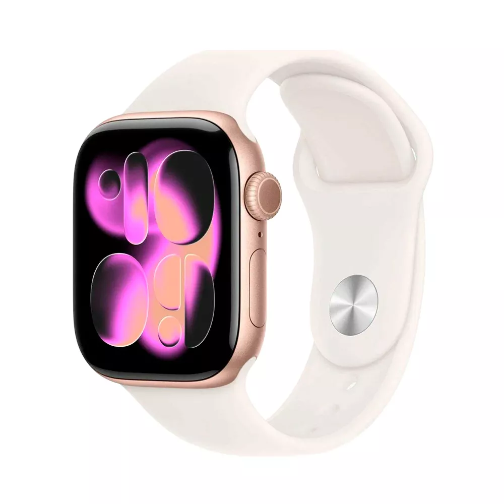 Apple Watch Series 11 42mm Rose Gold Aluminium Case with Light Blush Sport Band (M/L)