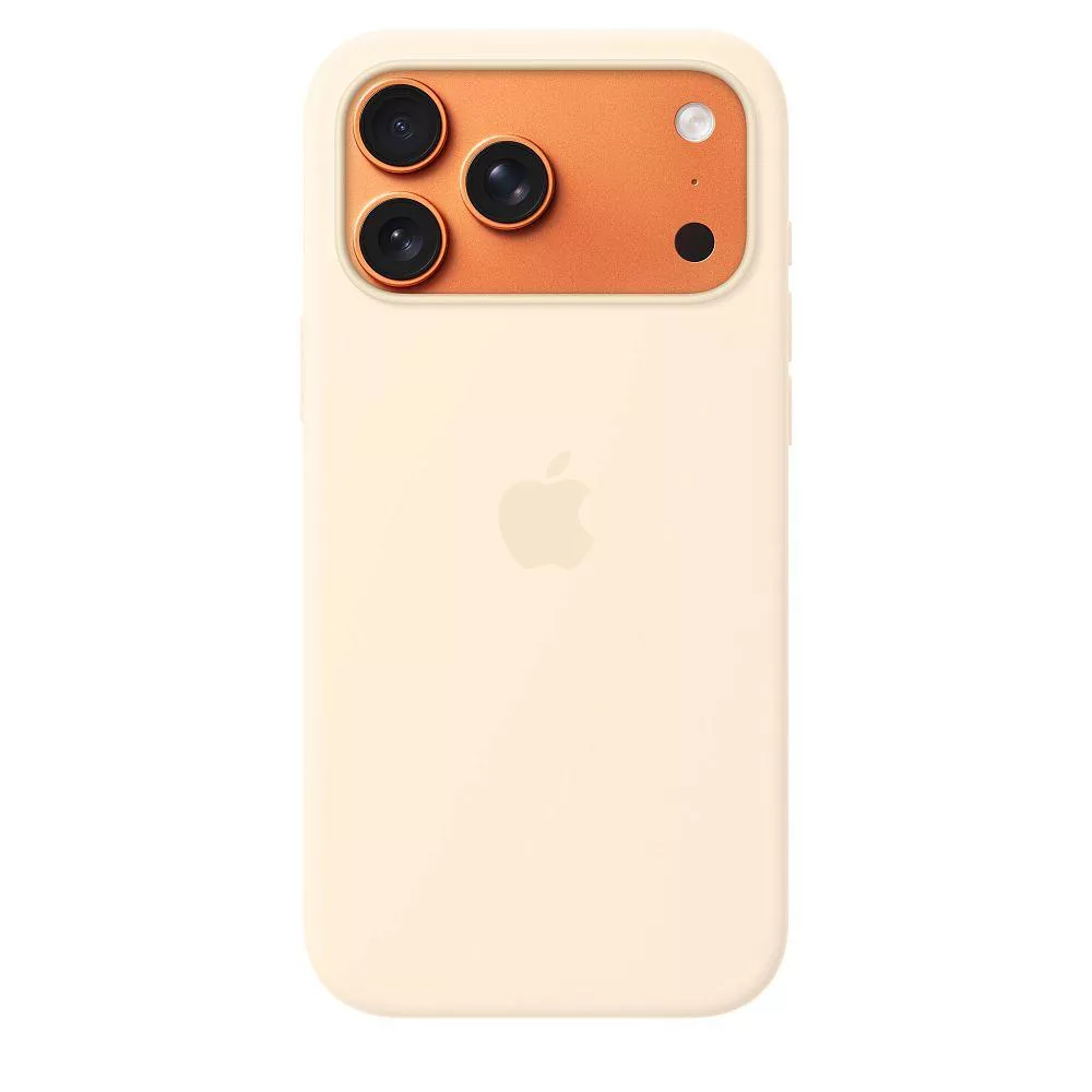 фото Чехол-накладка Silicone Case with MagSafe/Camera Control для iPhone 17 Pro Max (Vanilla)