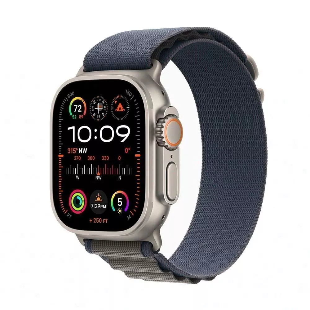 Apple Watch Ultra 2 49 mm Titanium Case Blue Alpine Loop (S)