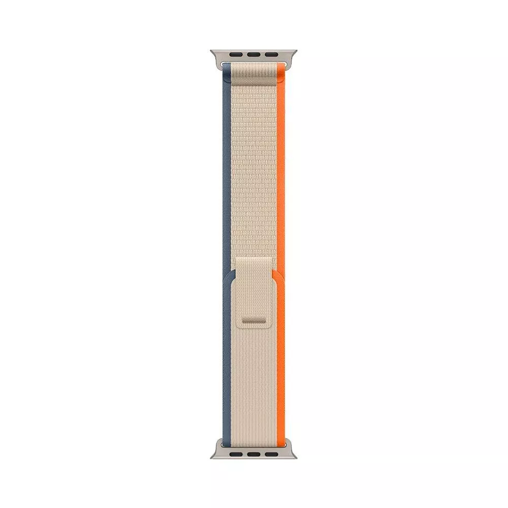 Apple Watch Ultra 2 49 mm Titanium Case Orange/Beige Trail Loop (S/M)