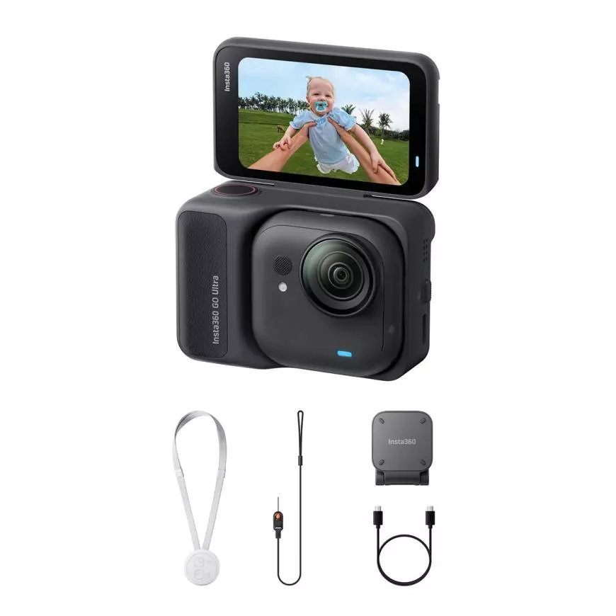 Экшн-камера Insta360 Go Ultra Standard Bundle (Black)