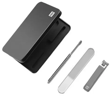 Маникюрный набор Xiaomi HuoHou Fire Splash Nail Clippers Set 4 (HU0210) (серебристый)