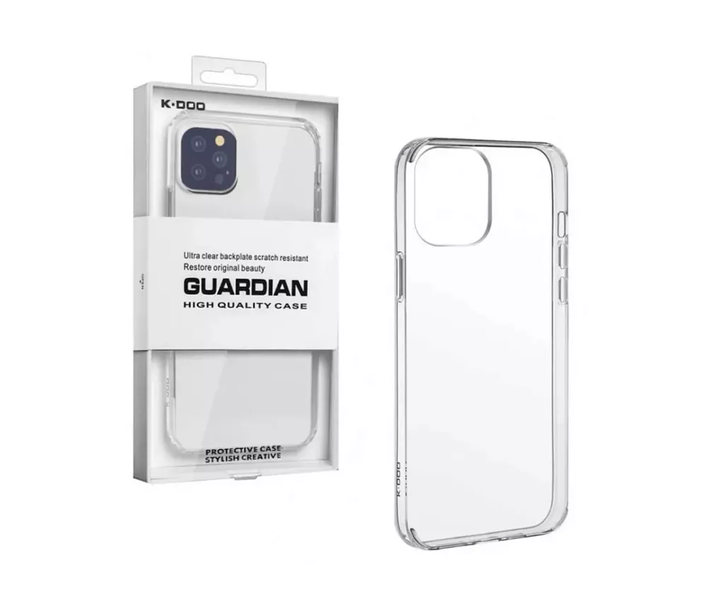 фото Чехол-накладка Kzdoo Guardian Case для iPhone 16 Pro пластиковый (прозрачный)