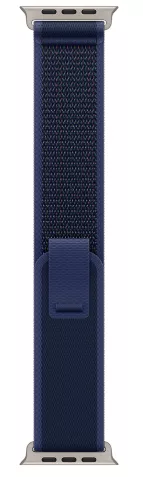 Apple Watch Ultra 2 (2024) 49mm Natural Titanium Case with Blue Trail Loop (M/L)