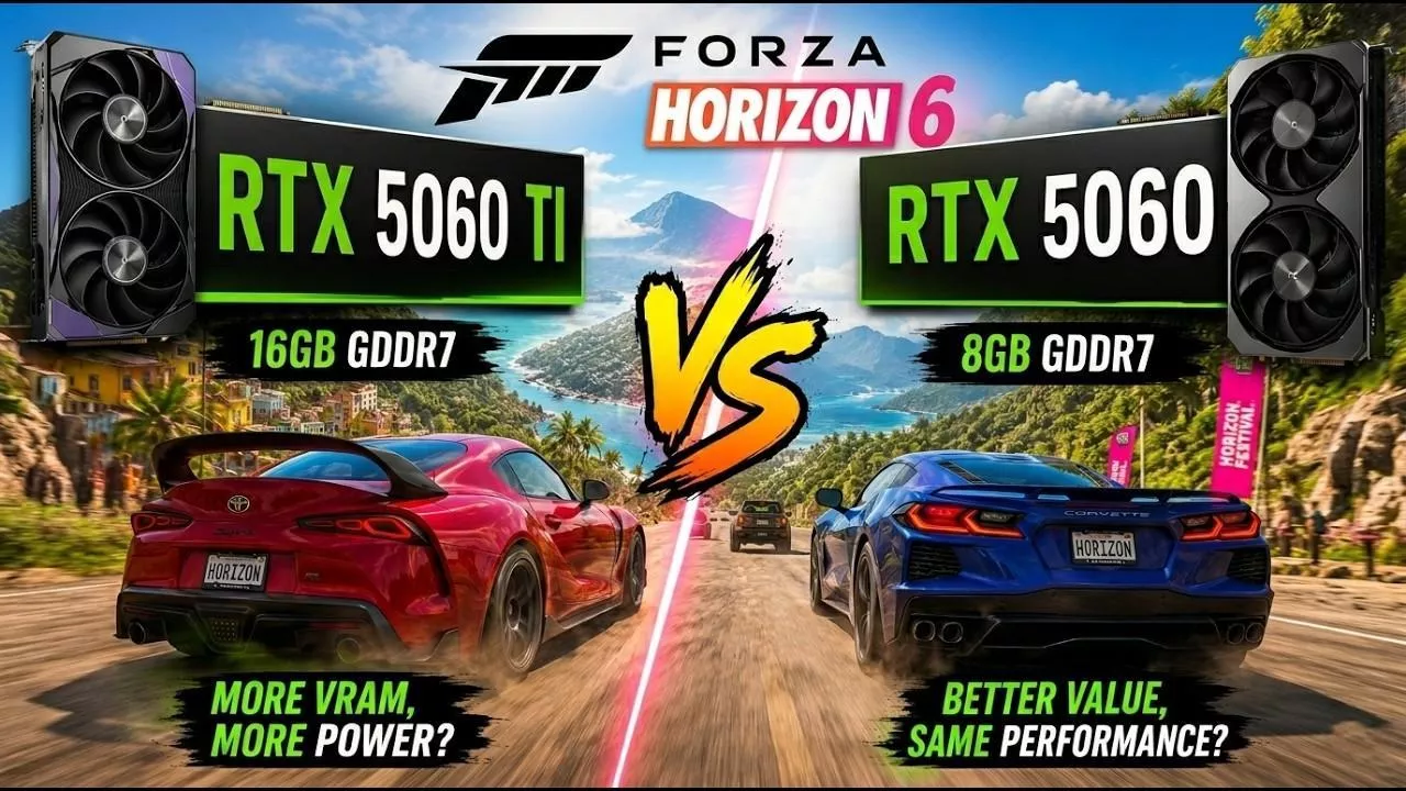 RTX 5060 vs RTX 5060 Ti: что выбрать в 2026 | сравнение — Device365