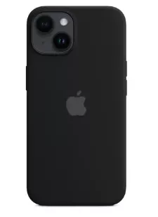 фото Чехол-накладка Silicone Case Series для Apple iPhone 14 (черный)