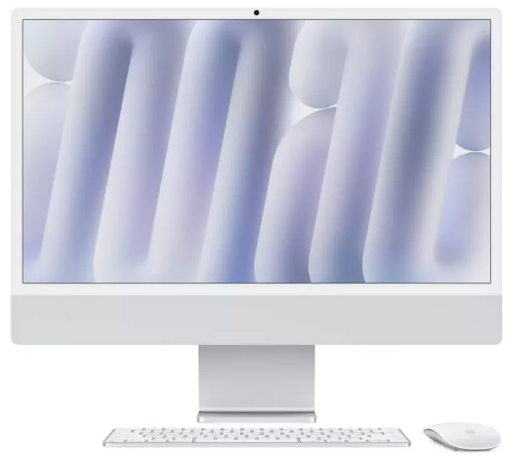 Apple iMac 24" with Retina 4.5K (M4 10C CPU, 10C GPU/16GB/512GB) (Silver) (MWUV3)