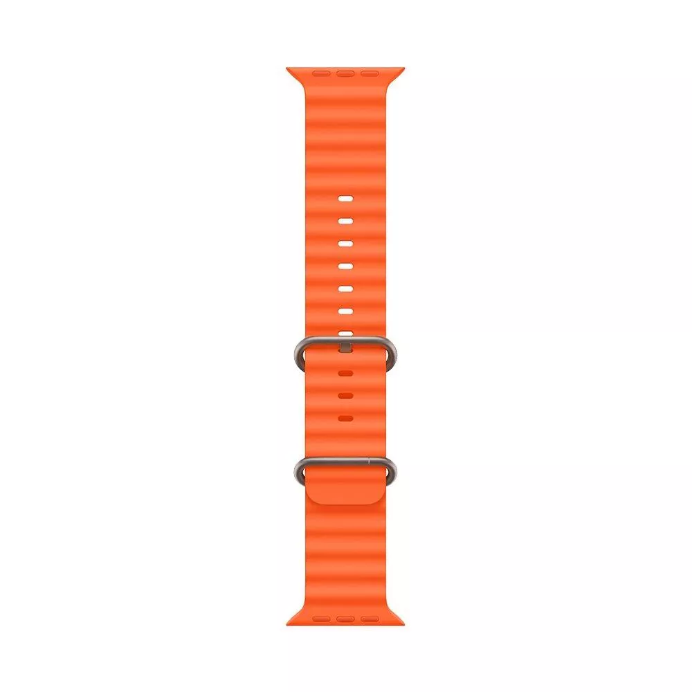 Apple Watch Ultra 2 49 mm Titanium Case Orange Ocean Band (One Size)