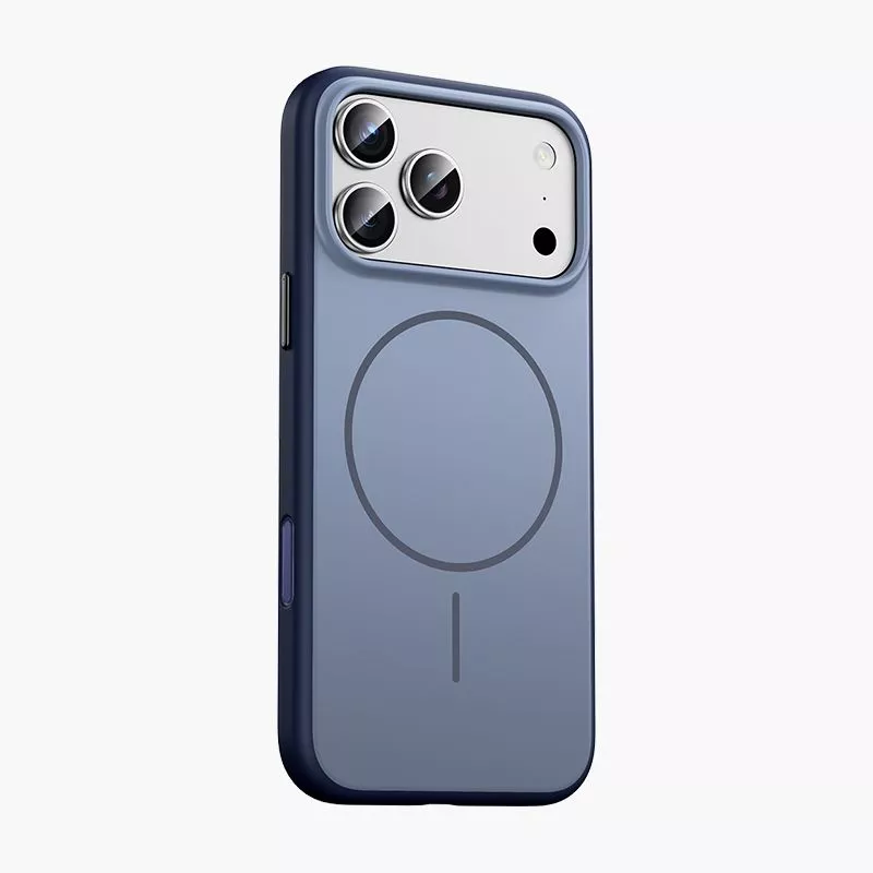 фото Чехол-накладка Keephone Sumee MagSafe для Apple iPhone 17 Pro пластиковый матовый (синий)