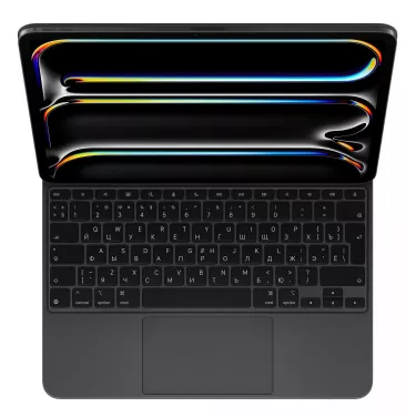 фото Клавиатура Apple Magic Keyboard with Trackpad для iPad Pro 13 (2024) русская (нейлон с подставкой) (черный) (MWR53)