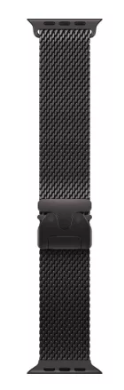 Apple Watch Ultra 2 (2024) 49mm Black Titanium Case with Black Titanium Milanese Loop (L)