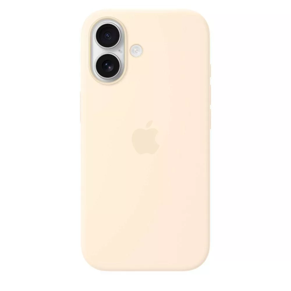 фото Чехол-накладка Silicone Case with MagSafe/Camera Control для iPhone 17 (Vanilla)
