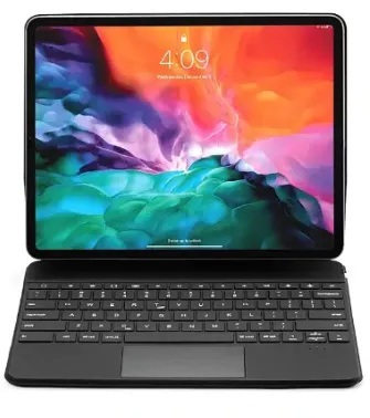 фото Чехол-клавиатура WIWU Magic Keyboard для Apple iPad 10.9/ iPad Air 11 (2024) русская раскладка (MK002) (черный)